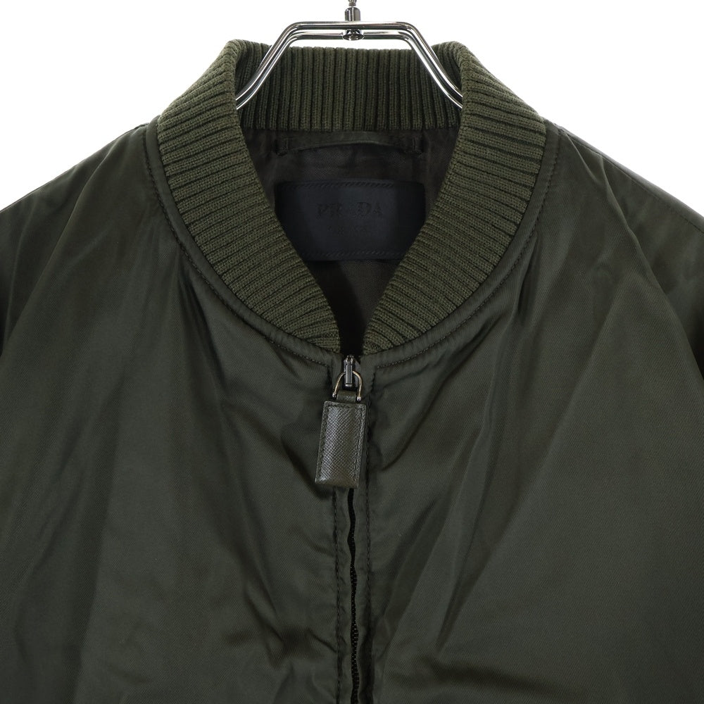 PRADA(プラダ) NYLON MA-1トライアングルロゴ ナイロンジャケット