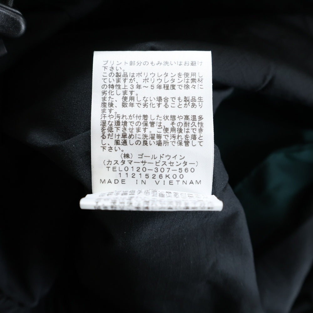 THE NORTH FACE(ザノースフェイス) MOUNTAIN JACKET GORE-TEX マウンテンジャケット ゴアテックス ロゴ刺繍 フーデッドナイロンジャケット グリーン/ブラック NP61800