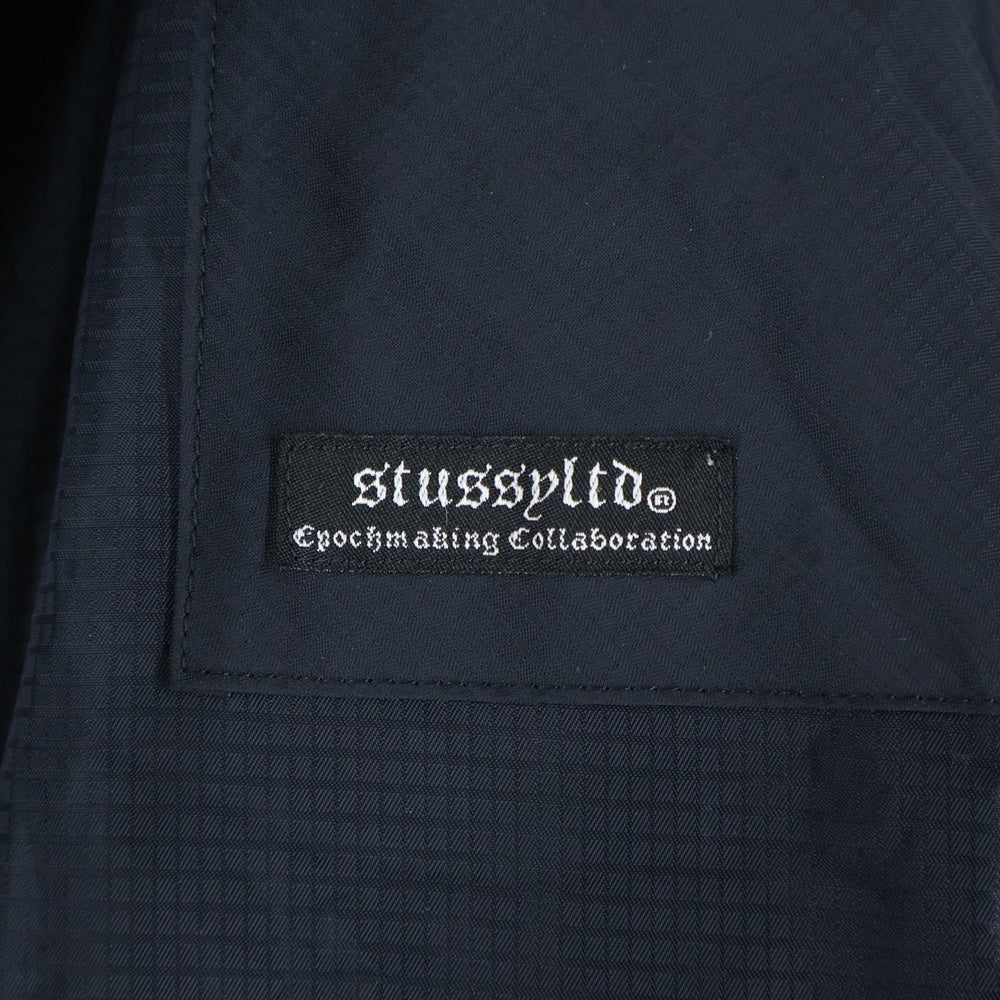 STUSSY(ステューシー) ×GORE-TEX N-2B ×ゴアテックス フライトジャケット フード付きジップアップジャケット ブラック