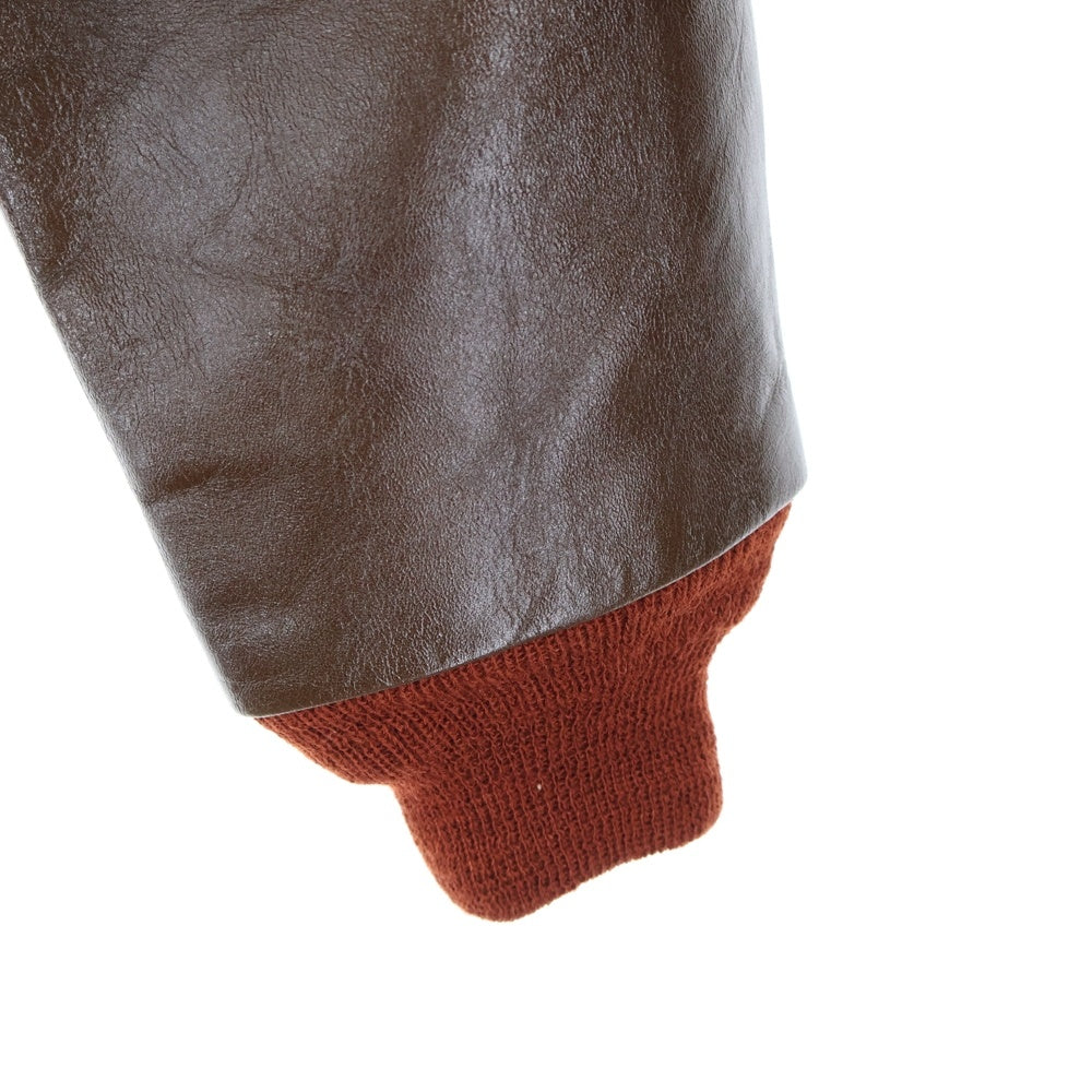 Buzz Rickson's(バズリクソンズ) A2 HAND PAINT night mission ハンドペイントレザージャケット ジップアップジャケット 42-18775-P ブラウン