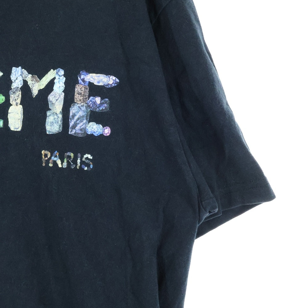 SUPREME(シュプリーム) 18SS Rocks Tee フロントプリント半袖カットソー 半袖Tシャツ ブラック