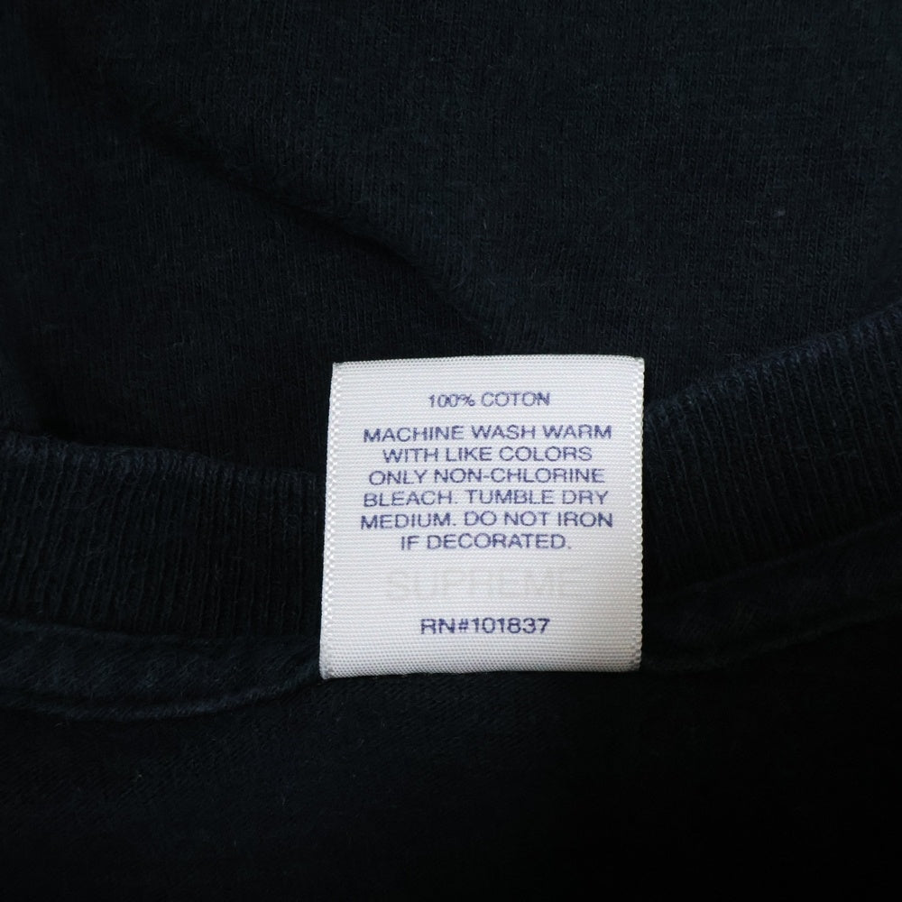 SUPREME(シュプリーム) 18SS Rocks Tee フロントプリント半袖カットソー 半袖Tシャツ ブラック