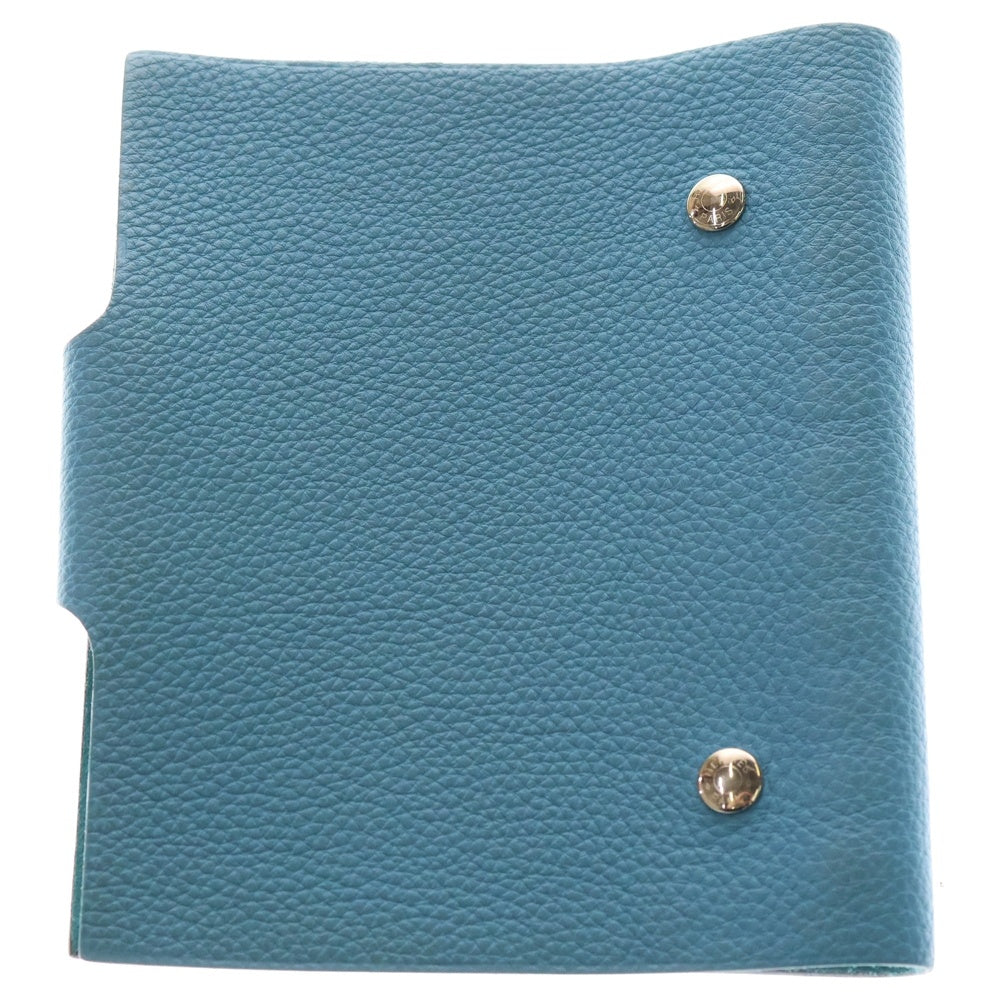 HERMES(エルメス) ユリスPM □R刻印 手帳カバー ケース ブルー