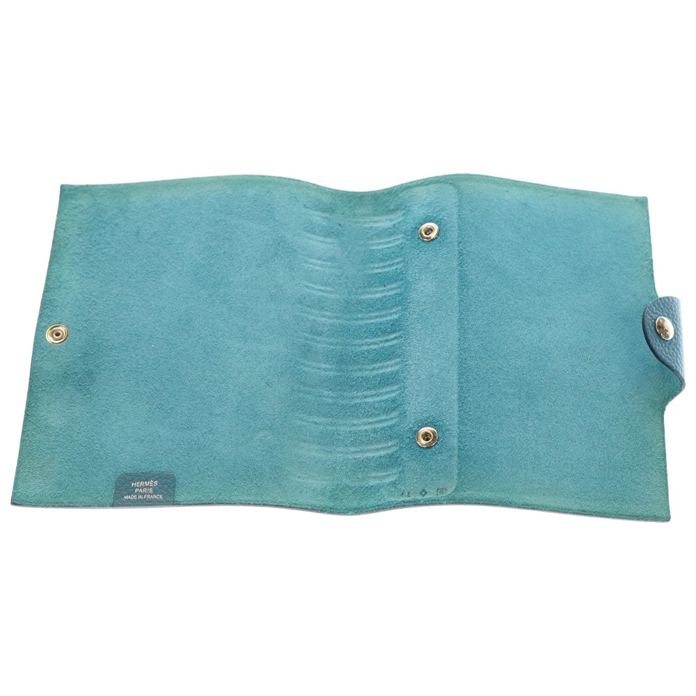 HERMES(エルメス) ユリスPM □R刻印 手帳カバー ケース ブルー