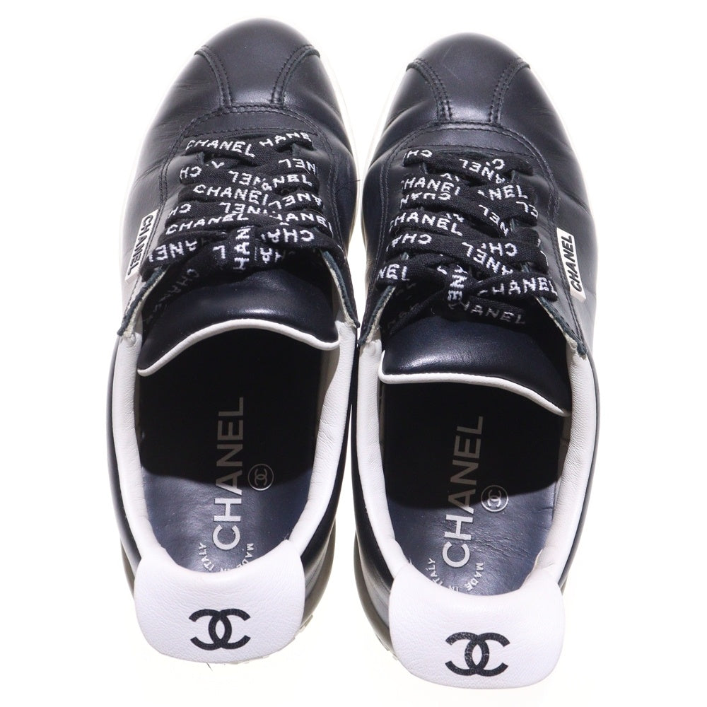 CHANEL(シャネル) ココマーク ローカットシューズ G34085 ネイビー