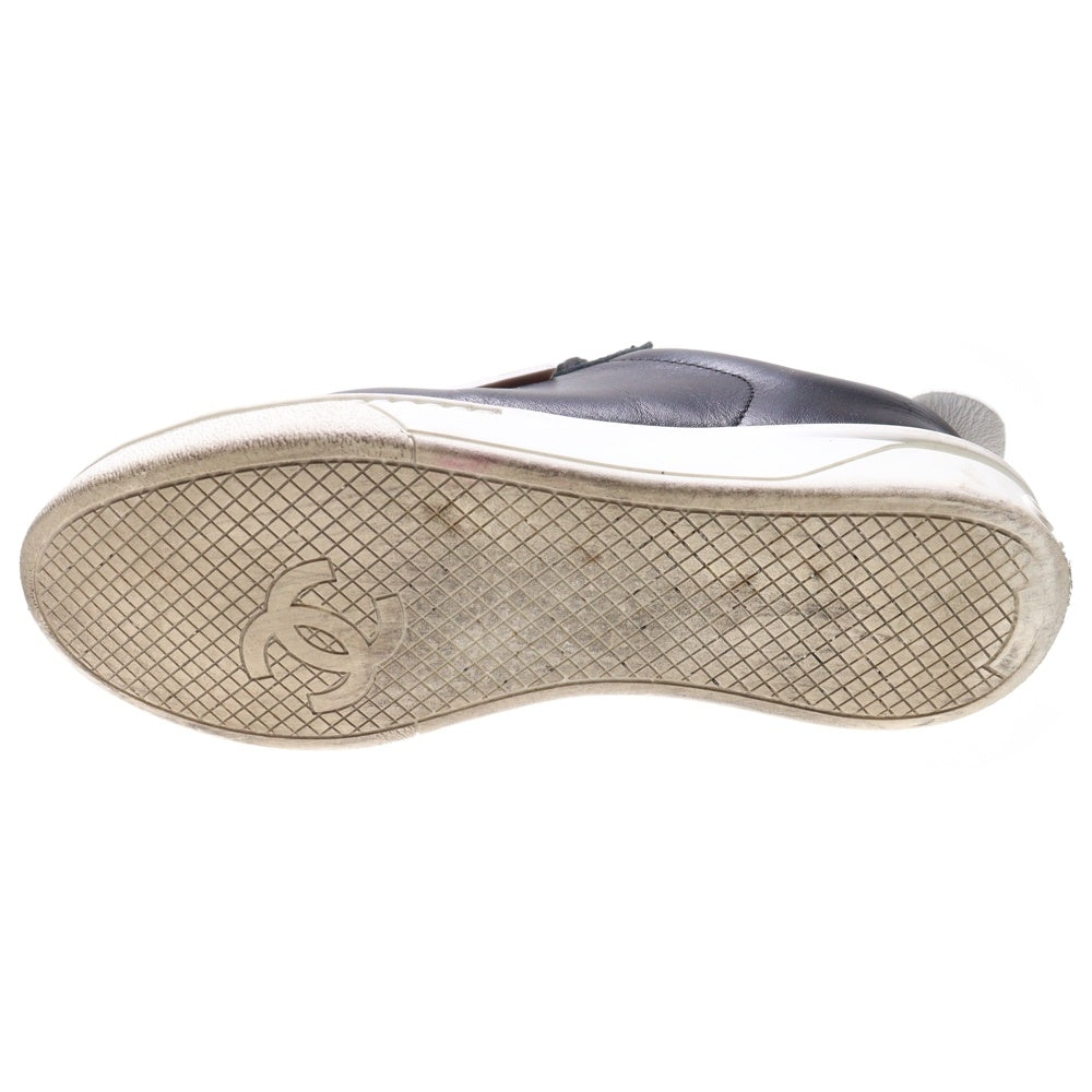 CHANEL(シャネル) ココマーク ローカットシューズ G34085 ネイビー