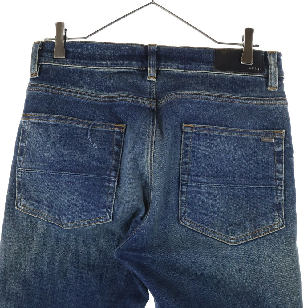 AMIRI(アミリ) ショットガン ダメージ加工 スキニー デニムパンツ インディゴ