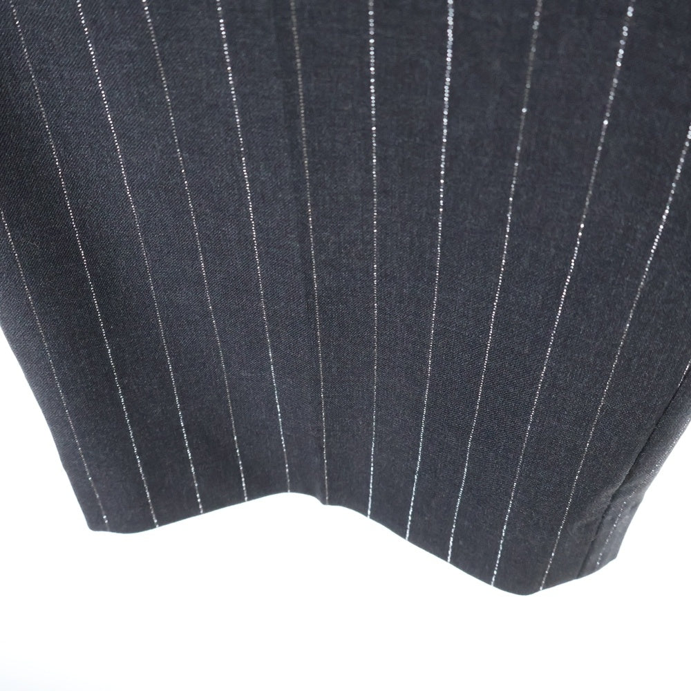 KENZO(ケンゾー) ジップフライ ストライプ スラックス ブラック