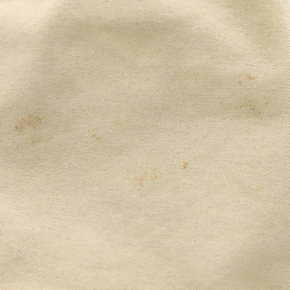 JIL SANDER +(ジルサンダープラス) ドローストリング レザー切り替え ポーチ 巾着 ブラック/ベージュ