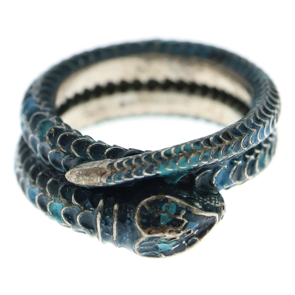 GUCCI(グッチ) ガーデンスネーク リング ブルー