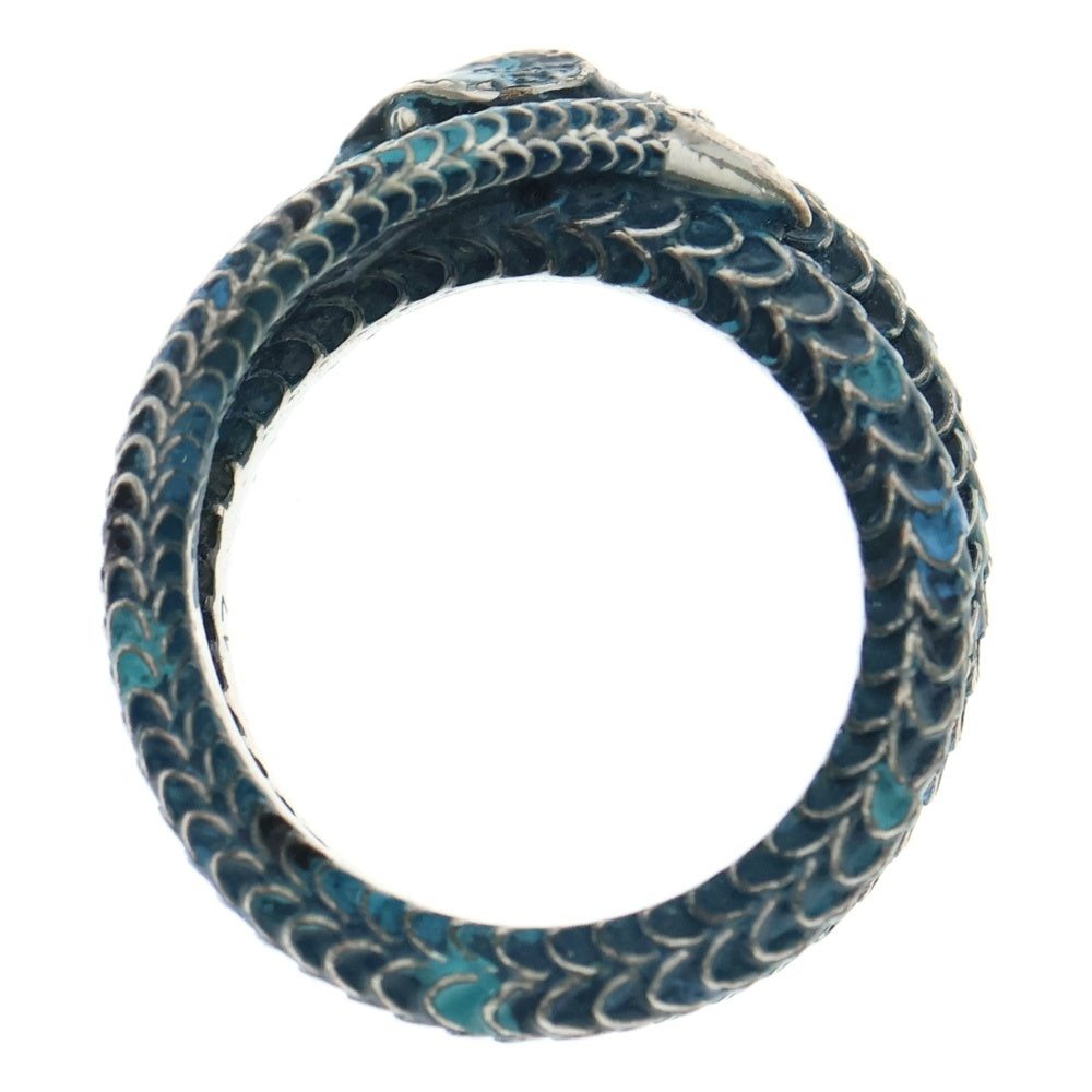 GUCCI(グッチ) ガーデンスネーク リング ブルー