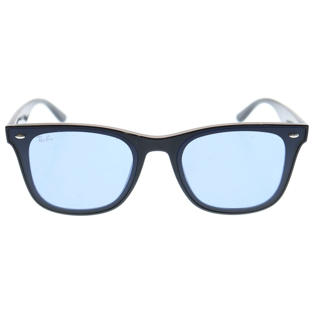 Ray Ban(レイバン) ローブリッジフィット クリアフレーム ウェリントン サングラス アイウェア 眼鏡 メガネ RB4391D ブラック/ブルー