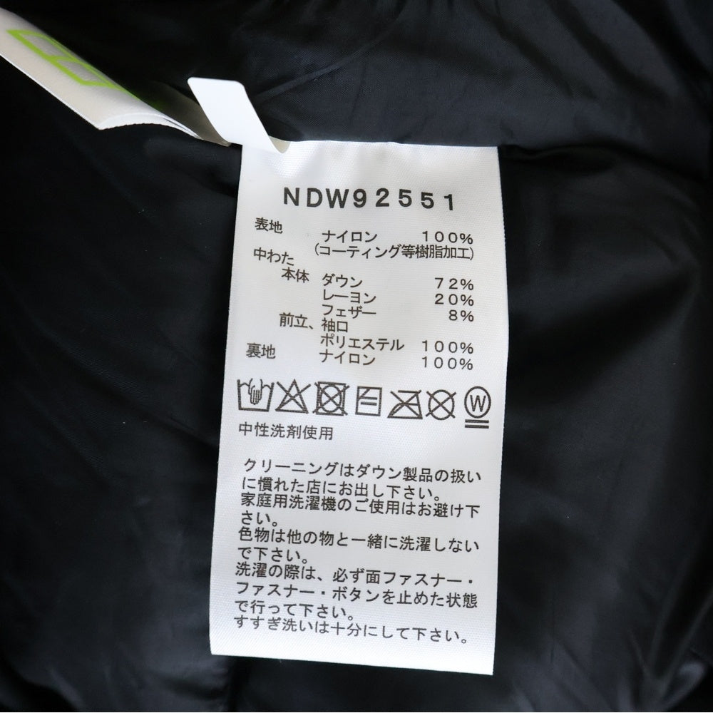 THE NORTH FACE(ザノースフェイス) Short Baltoro Light Jacket ショートバルトロダウンジャケット NDW92551 ブラック