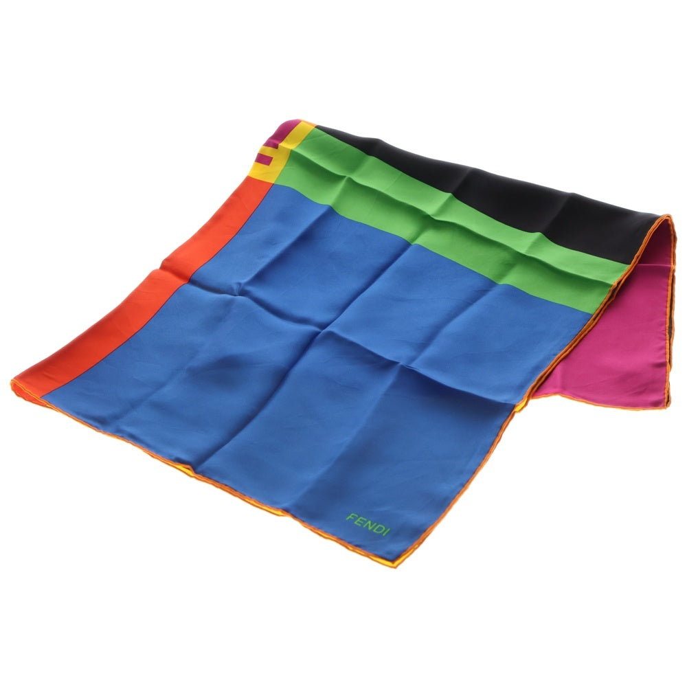 FENDI(フェンディ) FFロゴ シルク スカーフ マルチ