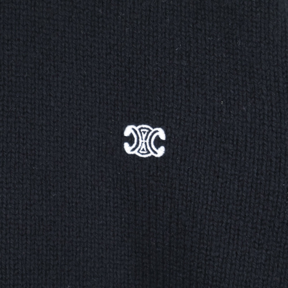 CELINE(セリーヌ) トリリンオフ カシミア クルーネック ニット 2AC85048T ブラック