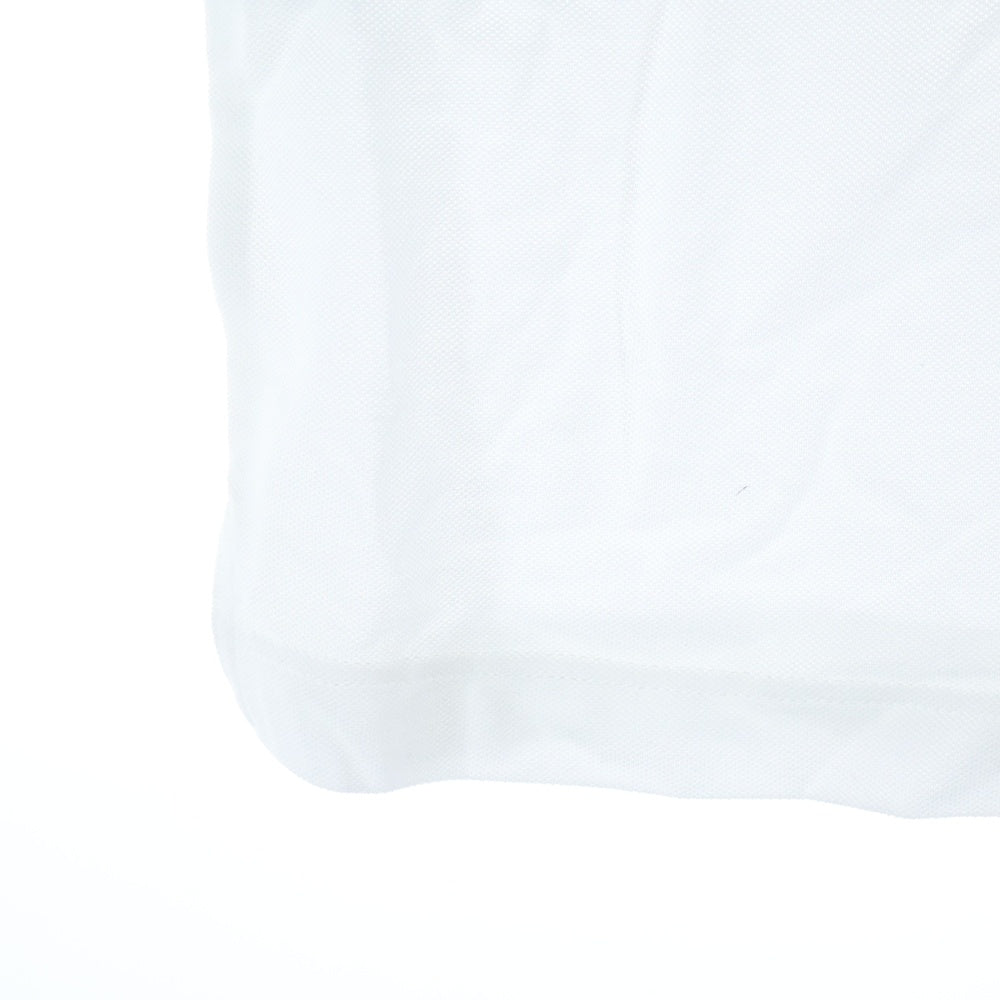 HERMES(エルメス) Hロゴ刺繍 コットンクルーネックカットソー 半袖ポケットTシャツ ホワイト