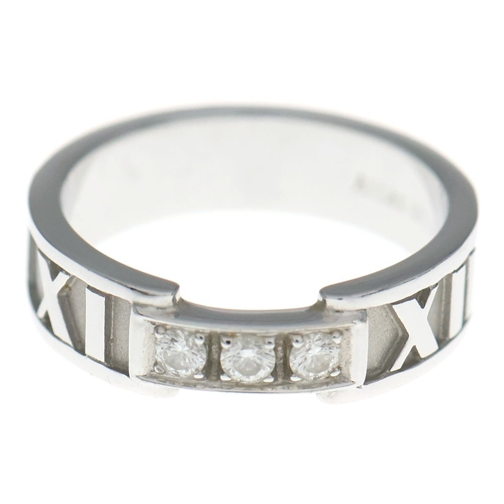 TIFFANY & Co.(ティファニー) K18WG アトラスリング 3Pダイヤ 指輪