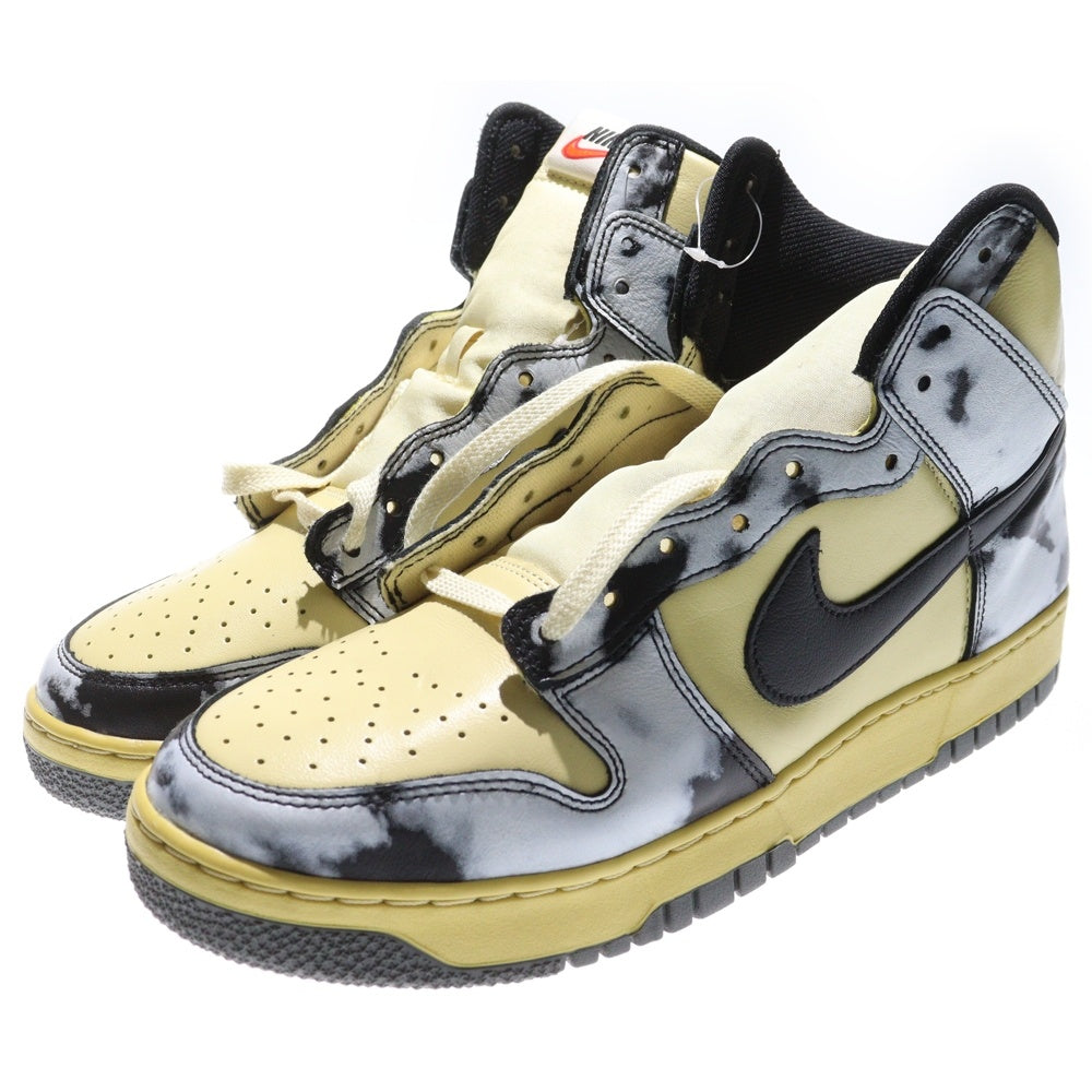 NIKE(ナイキ) DUNK HIGH 1985 SP BLACK ACID WASH DD9404-700 ダンクハイ ブラックアシッドウォッシュ ハイカットスニーカー イエロー US11/29.0cm
