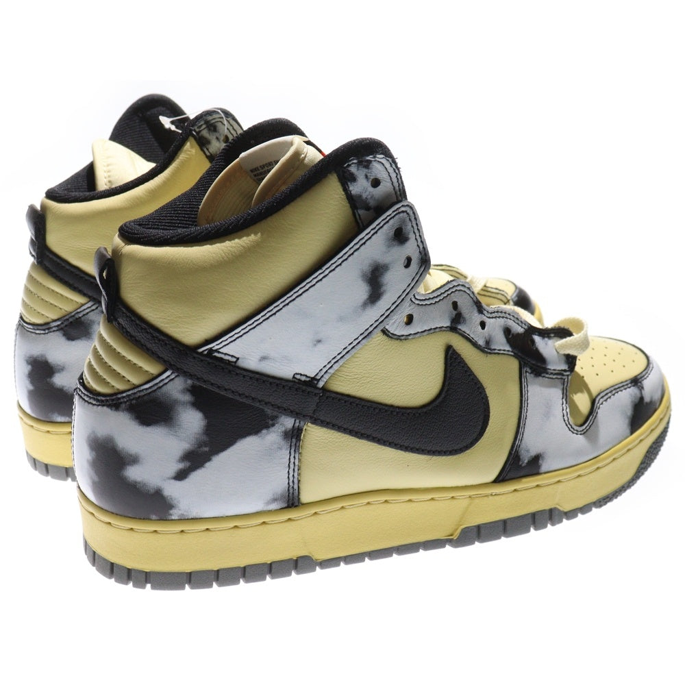 NIKE(ナイキ) DUNK HIGH 1985 SP BLACK ACID WASH DD9404-700 ダンクハイ ブラックアシッドウォッシュ ハイカットスニーカー イエロー US11/29.0cm