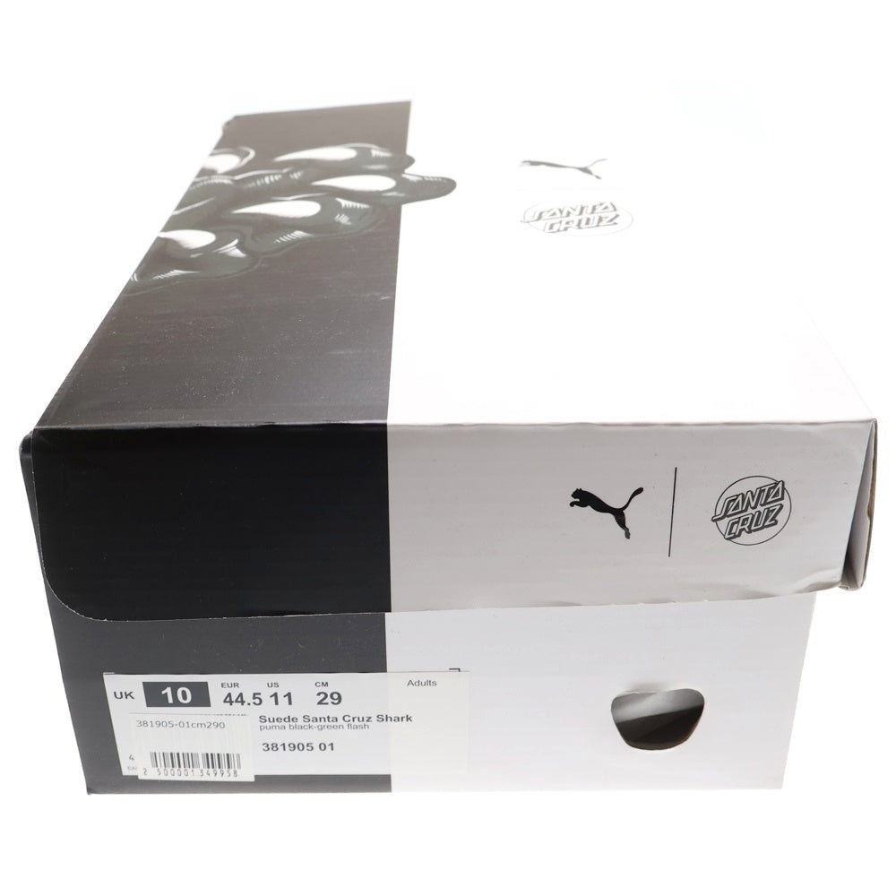 PUMA(プーマ) ×SANTA CRUZ SUEDE 381905-01 ×サンタクルーズ スウェード ローカットスニーカー ブラック US11/29.0cm