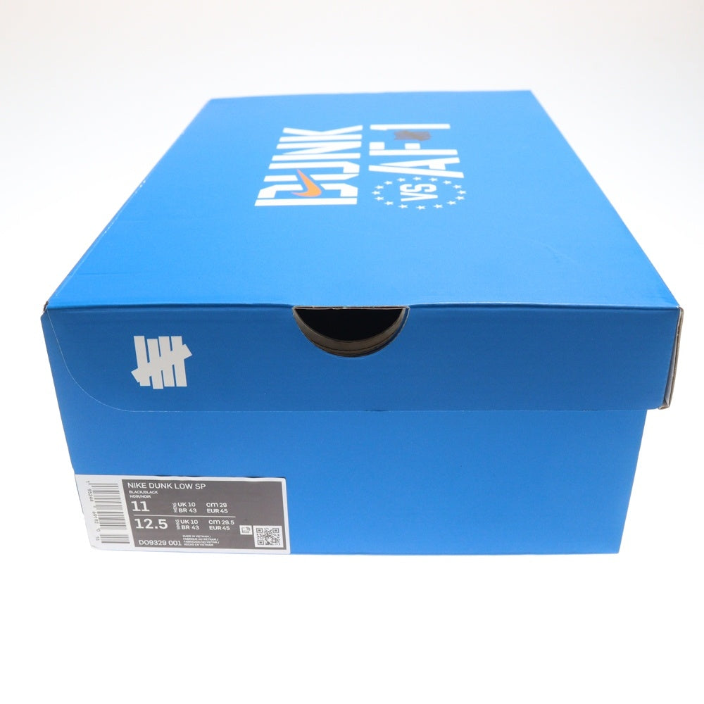 NIKE(ナイキ) ×UNDEFEATED DUNK LOW SP 5 ON IT DO9329-001 アンディフィーテッド ダンク ファイブオンイット ローカットスニーカー ブラック US11/29.0cm