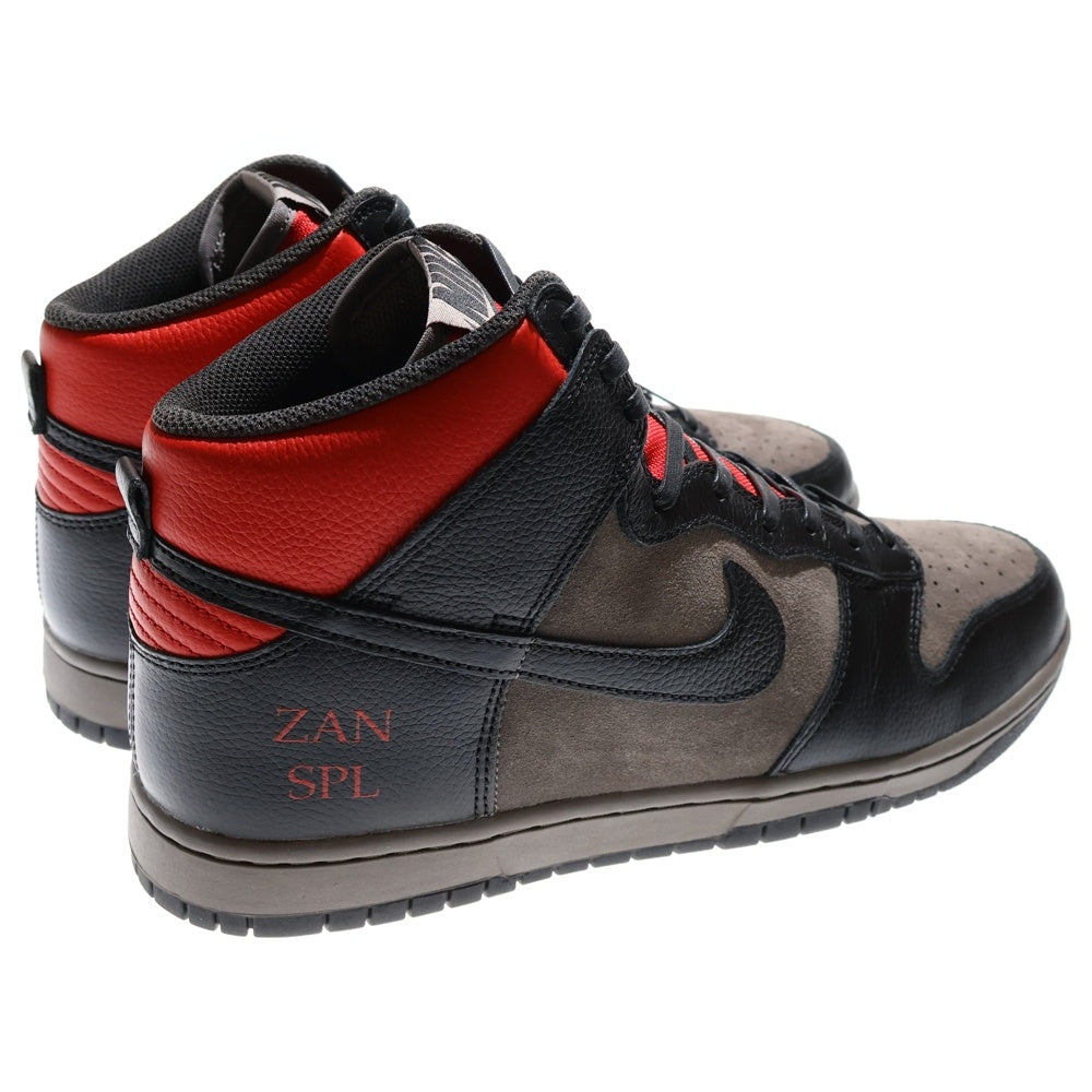 NIKE ナイキ DUNK HIGH BY YOU ダンクハイカットスニーカー バイユー レッド ブラック US8 DJ7023991 NIKE(ナイキ) BY YOU DUNK HIGH DJ7023-991 ハイカットスニーカー