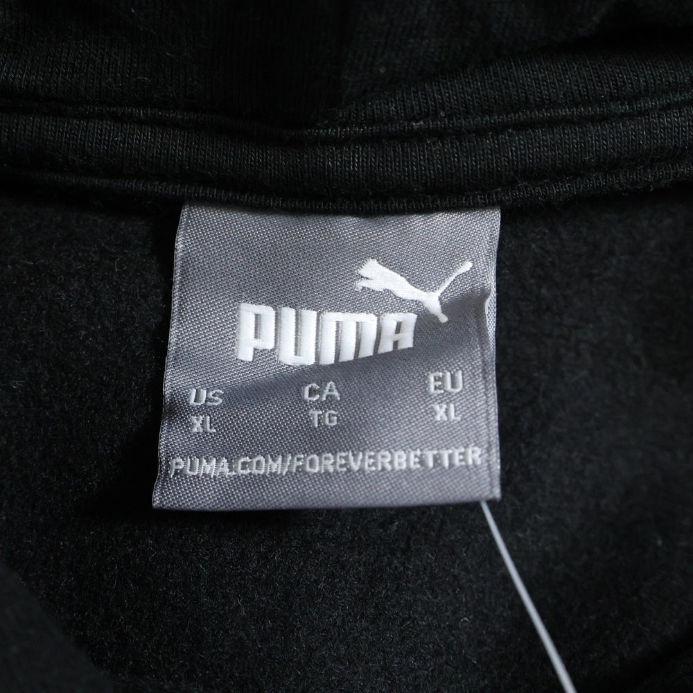 PUMA(プーマ) フロント刺繍プルオーバーパーカー 532102-03 ブラック