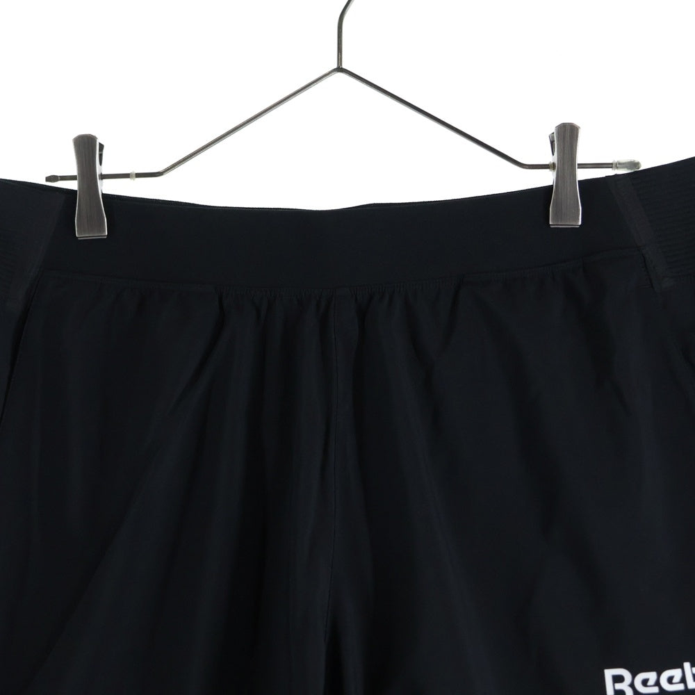 Reebok(リーボック) フロントロゴプリントショーツ ハーフパンツ GS6581 ブラック