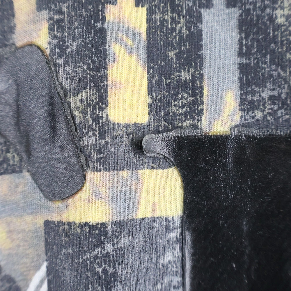 VETEMENTS(ヴェトモン) 18AW DRINKING PROBLEM UAH19TR326 プリント長袖カットソー グレー/ホワイト