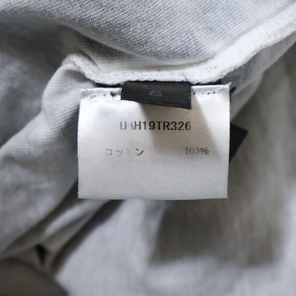 VETEMENTS(ヴェトモン) 18AW DRINKING PROBLEM UAH19TR326 プリント長袖カットソー グレー/ホワイト