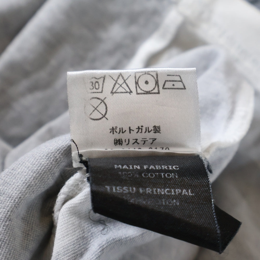 VETEMENTS(ヴェトモン) 18AW DRINKING PROBLEM UAH19TR326 プリント長袖カットソー グレー/ホワイト