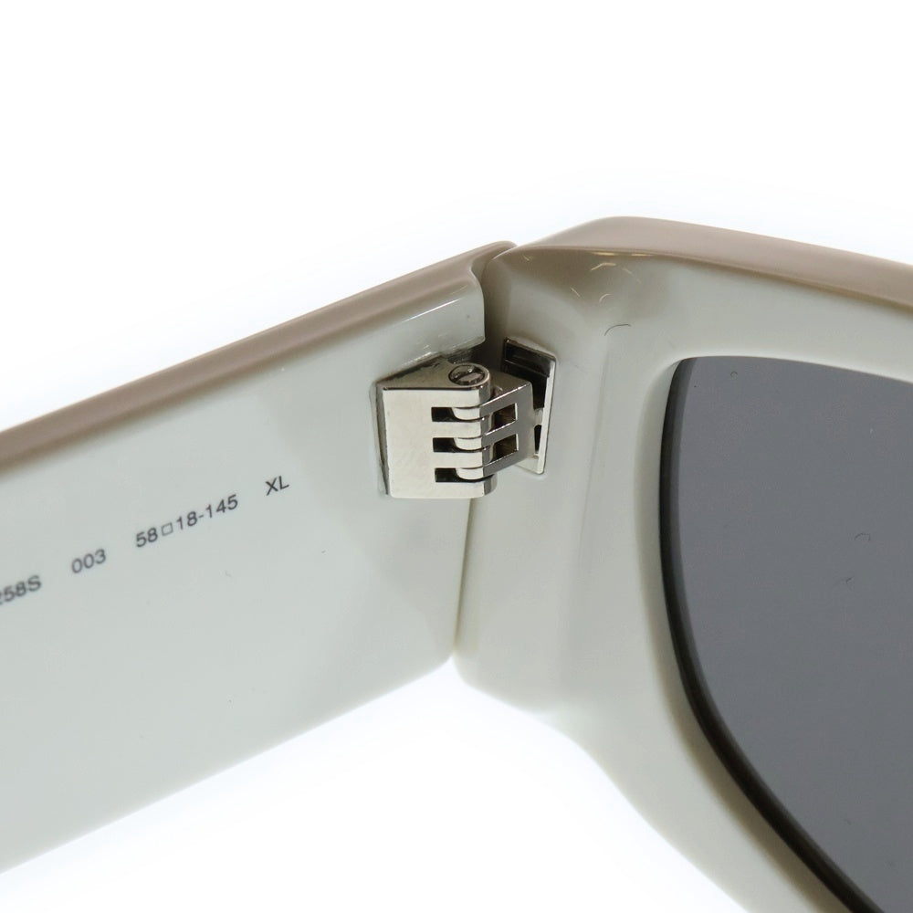 BALENCIAGA(バレンシアガ) ロゴ サングラス 眼鏡 BB0258S ホワイト レディース