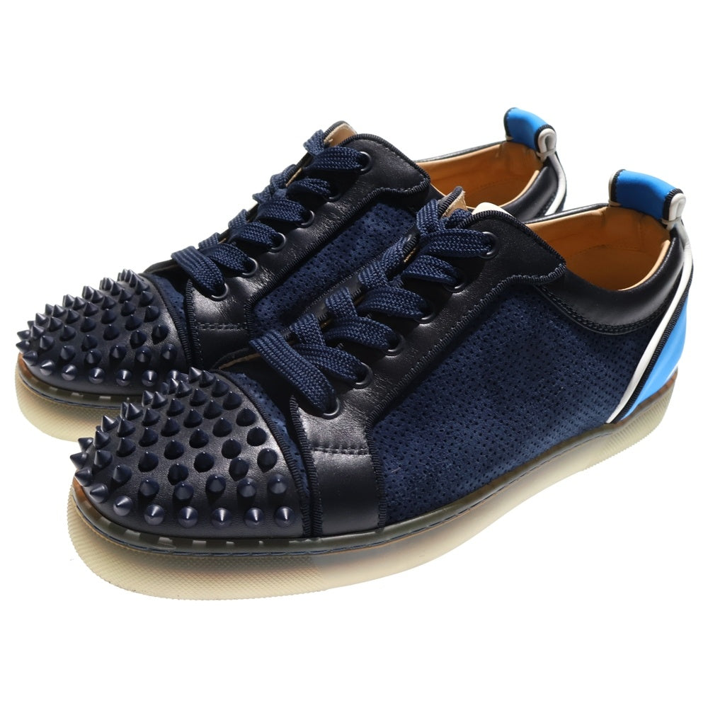 CHRISTIAN LOUBOUTIN(クリスチャンルブタン) SEAVASTE 2 スタッズ ローカットスニーカー ネイビー/ブラック