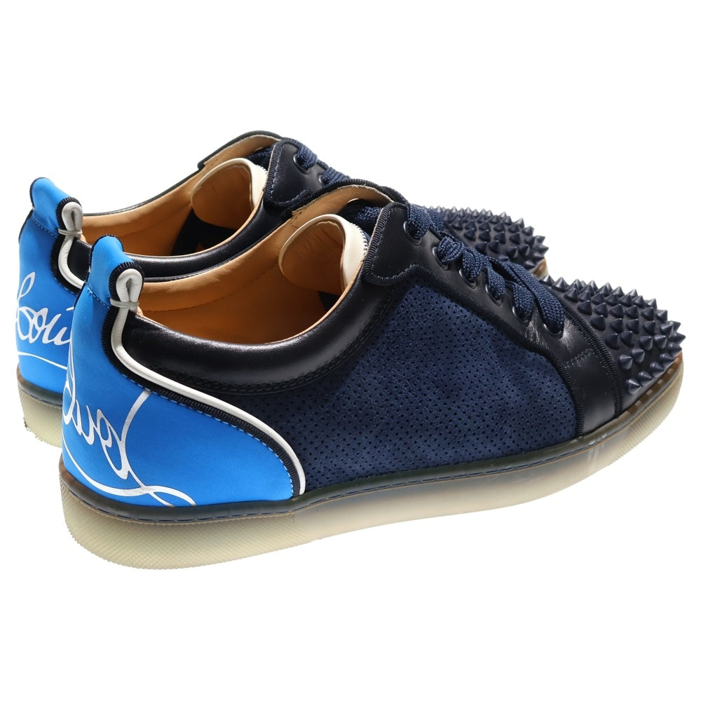 CHRISTIAN LOUBOUTIN(クリスチャンルブタン) SEAVASTE 2 スタッズ ローカットスニーカー ネイビー/ブラック