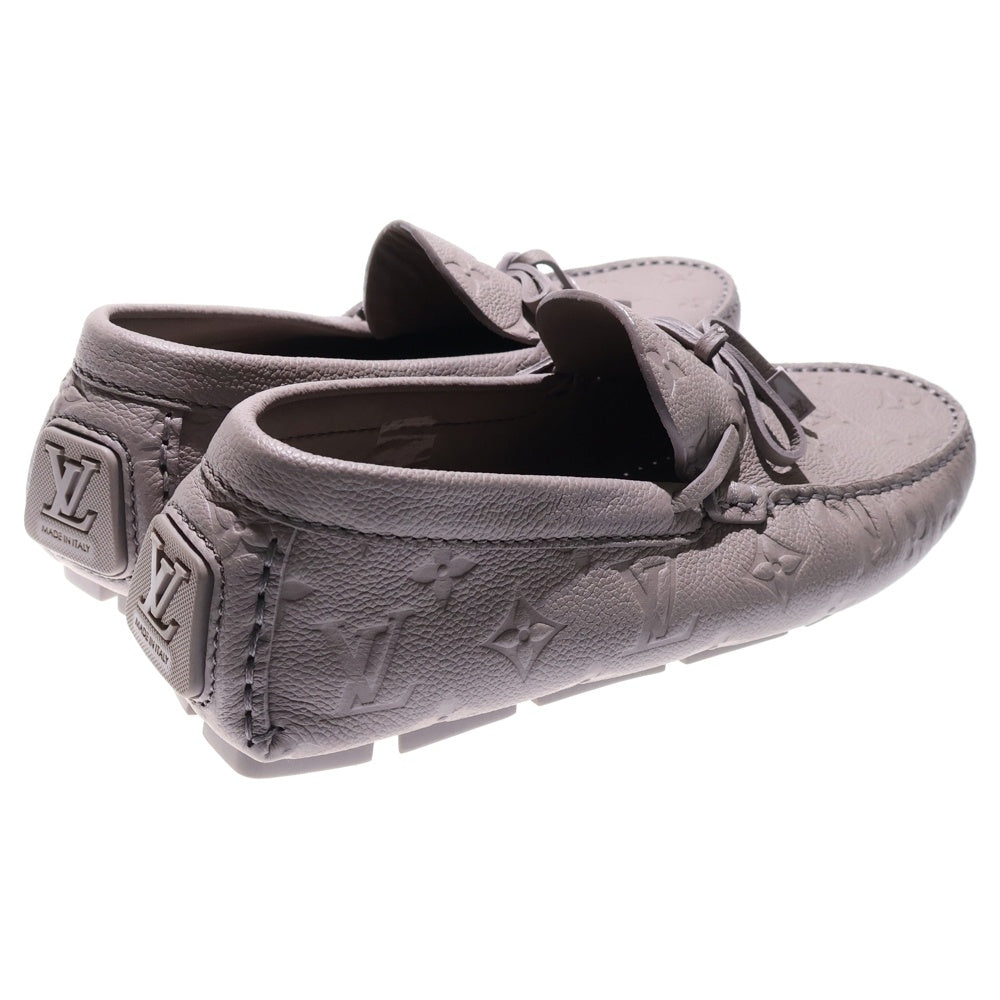 LOUIS VUITTON(ルイヴィトン) LVドライバー ラインモノグラムローファー ベージュ レディース