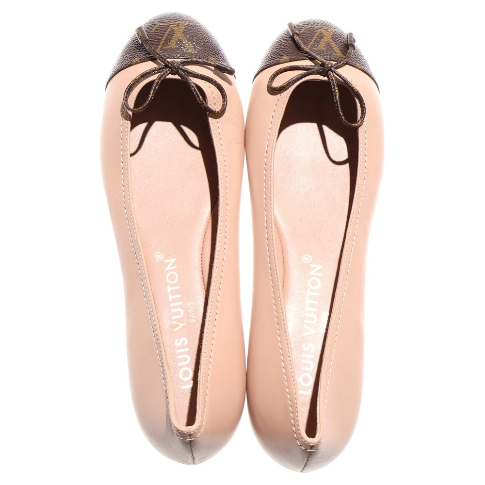 LOUIS VUITTON(ルイヴィトン) ポピ ラインバレリーナシューズ パンプス ベージュ/ブラウン