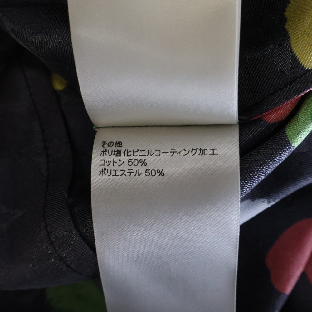 LOUIS VUITTON(ルイヴィトン) 23SS ×YK L/S Pajama Shirt RW231J VD4 FOBL29 ×草間彌生 モノグラムドット柄シルク長袖シャツ ブラック