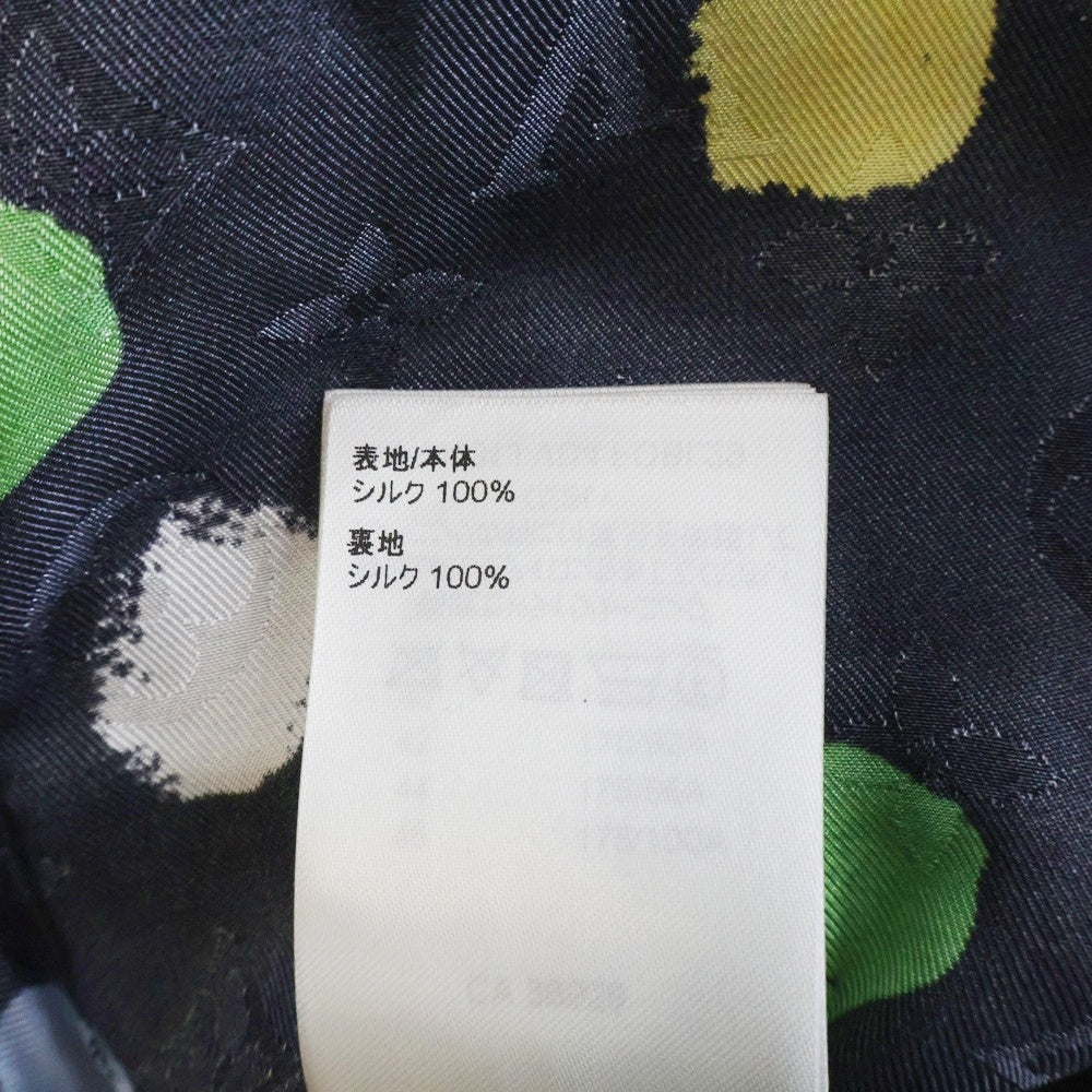 LOUIS VUITTON(ルイヴィトン) 23SS ×YK L/S Pajama Shirt RW231J VD4 FOBL29 ×草間彌生 モノグラムドット柄シルク長袖シャツ ブラック