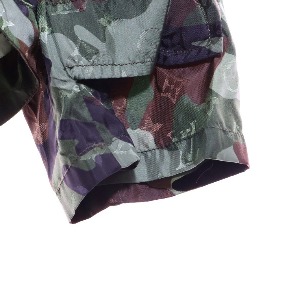 Louis Vuittonカモフラージュ柄ナイロンジャケットL LOUIS VUITTON(ルイヴィトン) Camo Monogram Windbreaker RM202M XCO