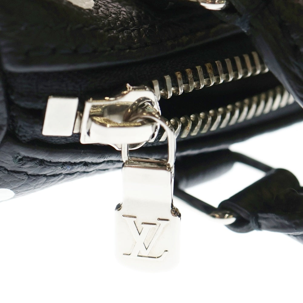 LOUIS VUITTON(ルイヴィトン) ×YK Nano Speedy 2way Hand Bag M81910 ×草間彌生 ナノ スピーディー 2WAYハンドバッグ ブラック/ホワイト レディース