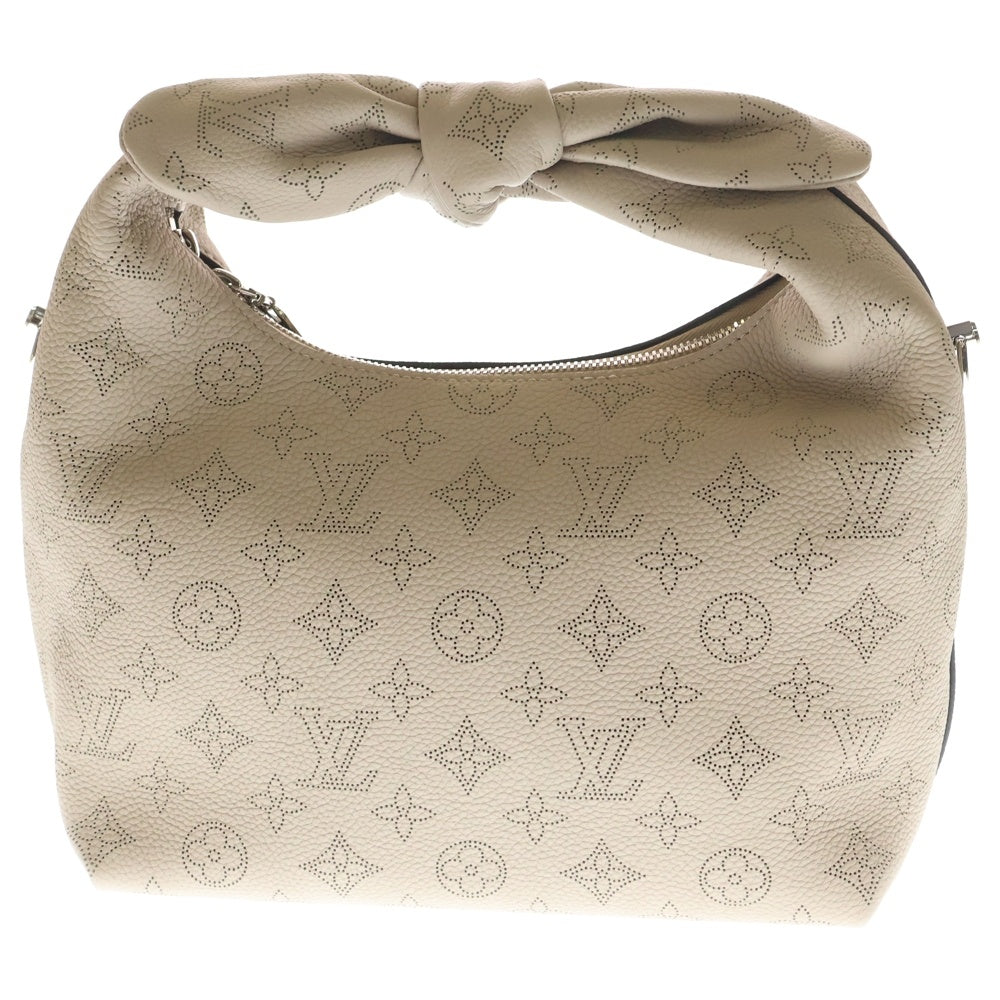 LOUIS VUITTON(ルイヴィトン) Mahina Whyknot 2way Hand Bag M20701 マヒナ ホワイノット PM 2WAYハンドバッグ ベージュ レディース