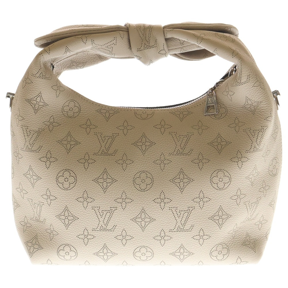LOUIS VUITTON(ルイヴィトン) Mahina Whyknot 2way Hand Bag M20701 マヒナ ホワイノット PM 2WAYハンドバッグ ベージュ レディース