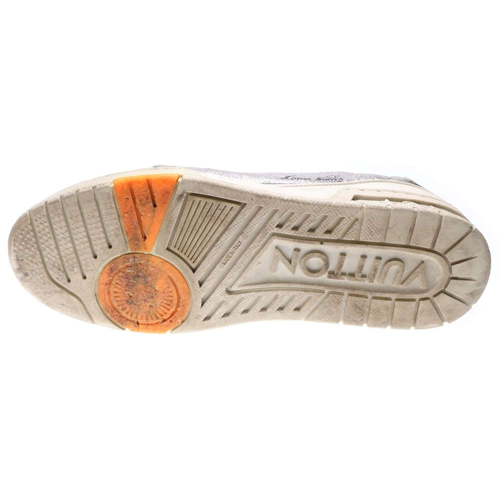 LOUIS VUITTON(ルイヴィトン) LV Trainer 1A5AHY LVトレイナー ライン レザーローカットスニーカー シルバー