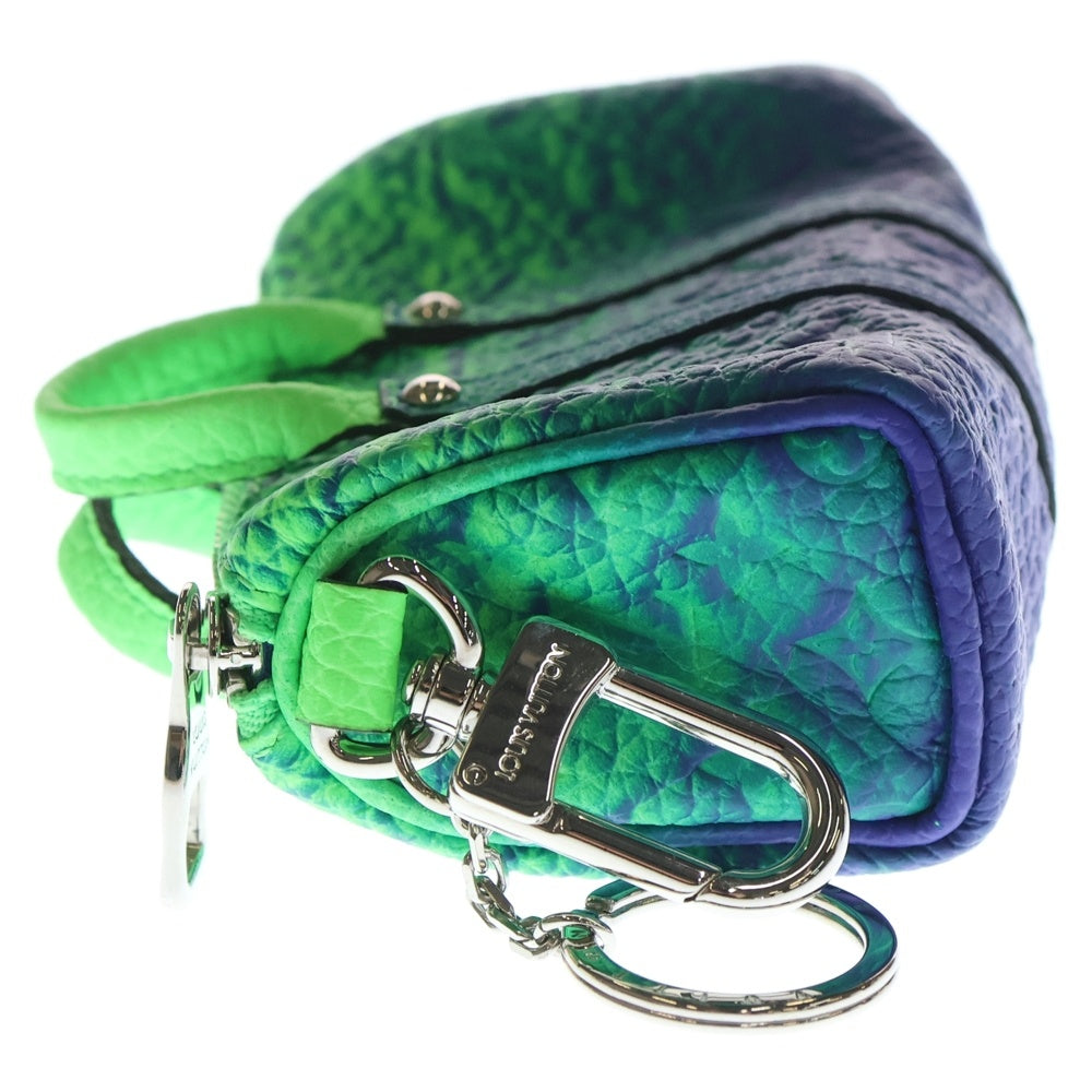 LOUIS VUITTON(ルイヴィトン) トリヨン イリュージョンポーチ ミニキーポルキーホルダー MP3284 グリーン/ブルー