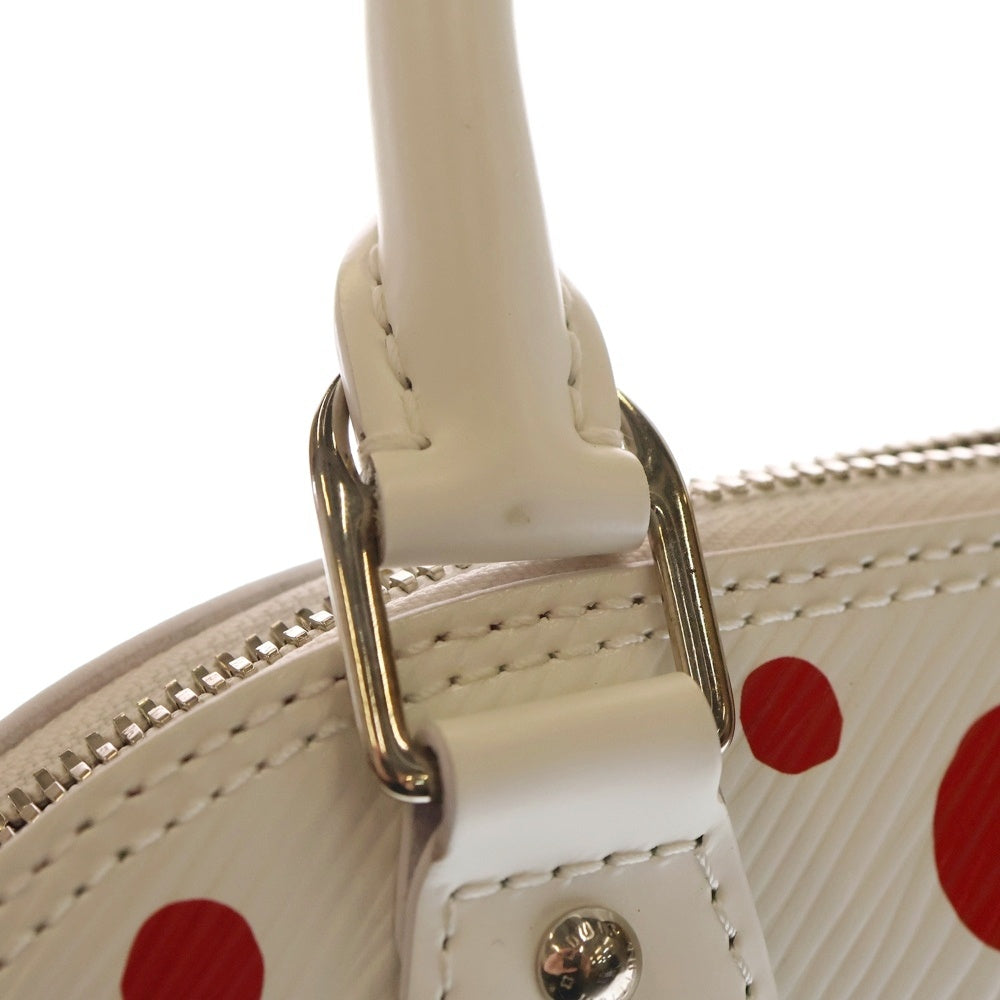 LOUIS VUITTON(ルイヴィトン) ×YK Epi Alma BB 2way Hand Bag M21712 ×草間彌生 エピ アルマBB 2WAYハンドバッグ ホワイト/レッド レディース
