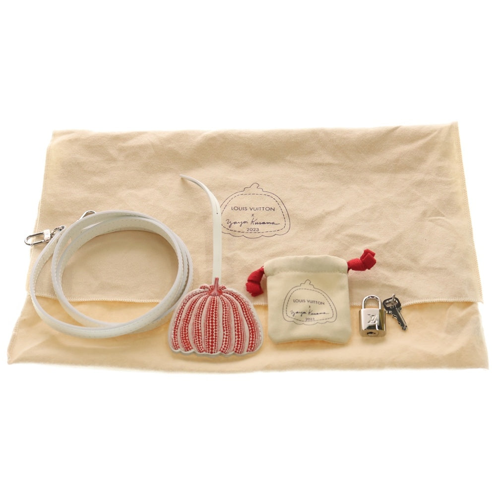 LOUIS VUITTON(ルイヴィトン) ×YK Epi Alma BB 2way Hand Bag M21712 ×草間彌生 エピ アルマBB 2WAYハンドバッグ ホワイト/レッド レディース