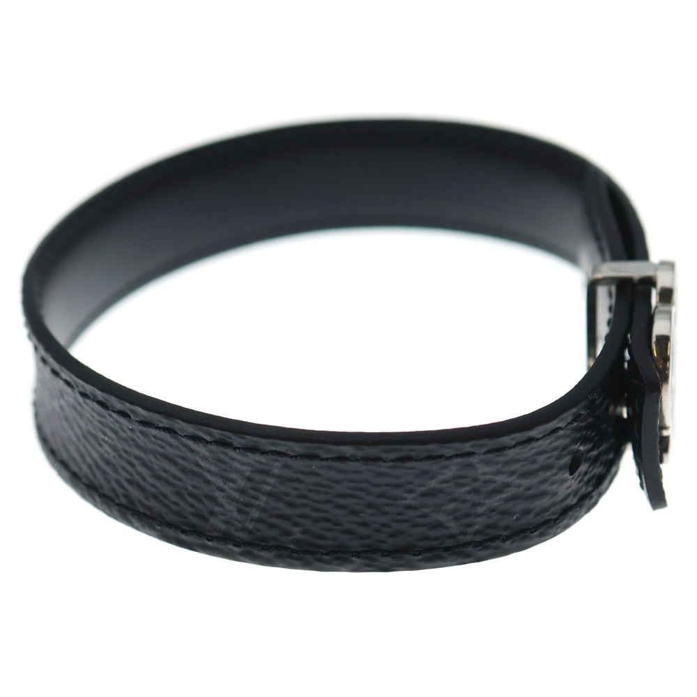 LOUIS VUITTON(ルイヴィトン) LV Heart Reversible Bracelet M8041 LVハート モノグラムリバーシブルレザーブレスレット ブラック