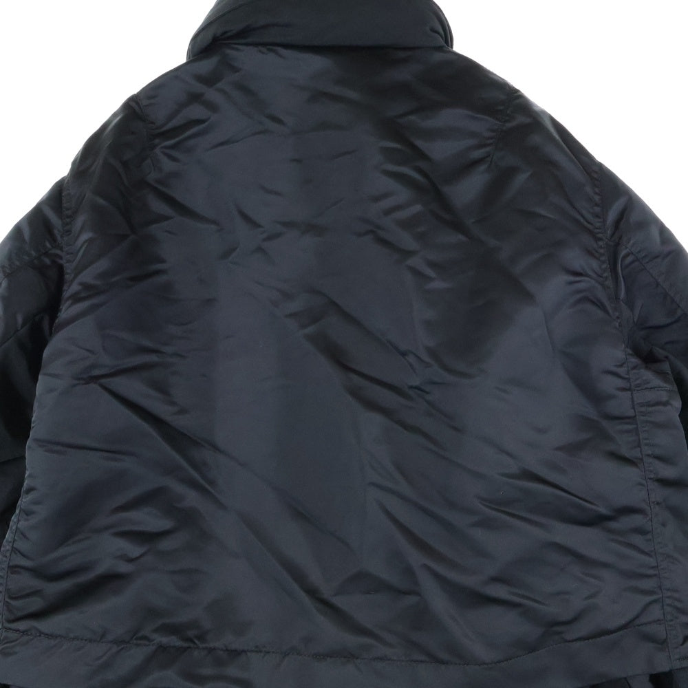 Sacai(サカイ) 22SS Nylon Twill Mix Coat ナイロンツイルミックスコート 22-02706M ブラック