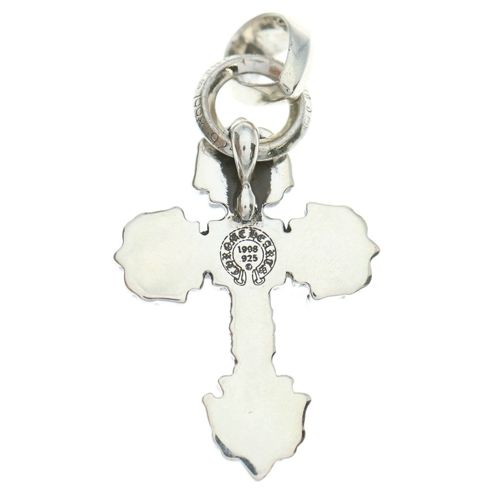 CHROME HEARTS(クロムハーツ) FILIG CROSS-XSM W BALE フィリグリークロスXSベイル wベイル ネックレストップ シルバー BCA262