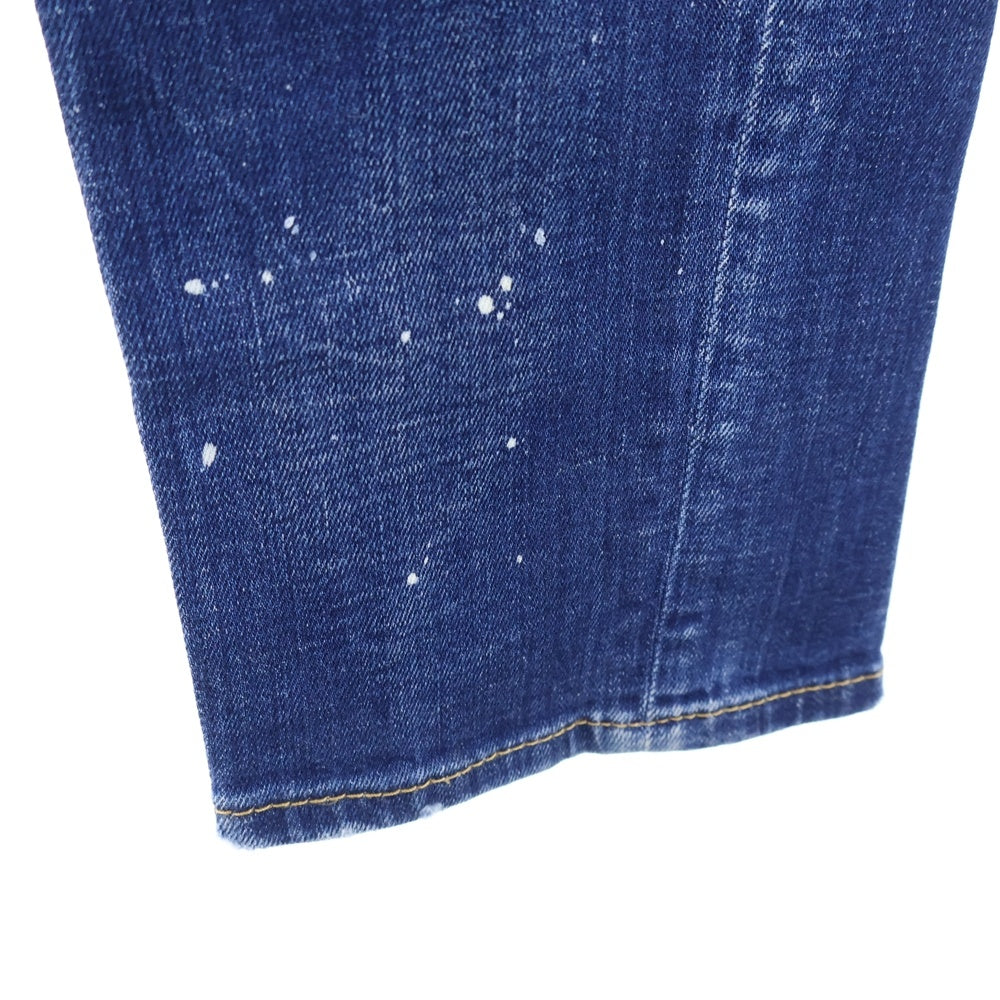 DSQUARED2(ディースクエアード) SEXY TWIST JEAN ペイントデニム デニムパンツ S74LB1023 インディゴ